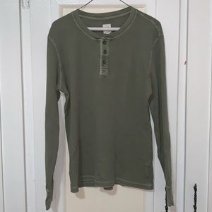 Gap Waffle Knit Henley